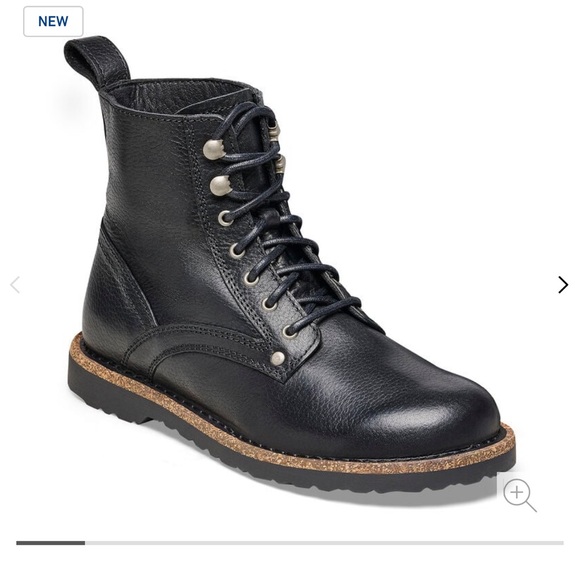 Birkenstock Other - Birkenstock - Bryson Black Grained Leather Laceup Boot